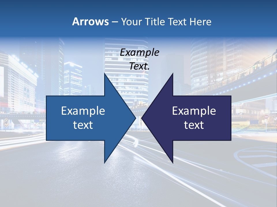 Traffic Night PowerPoint Template