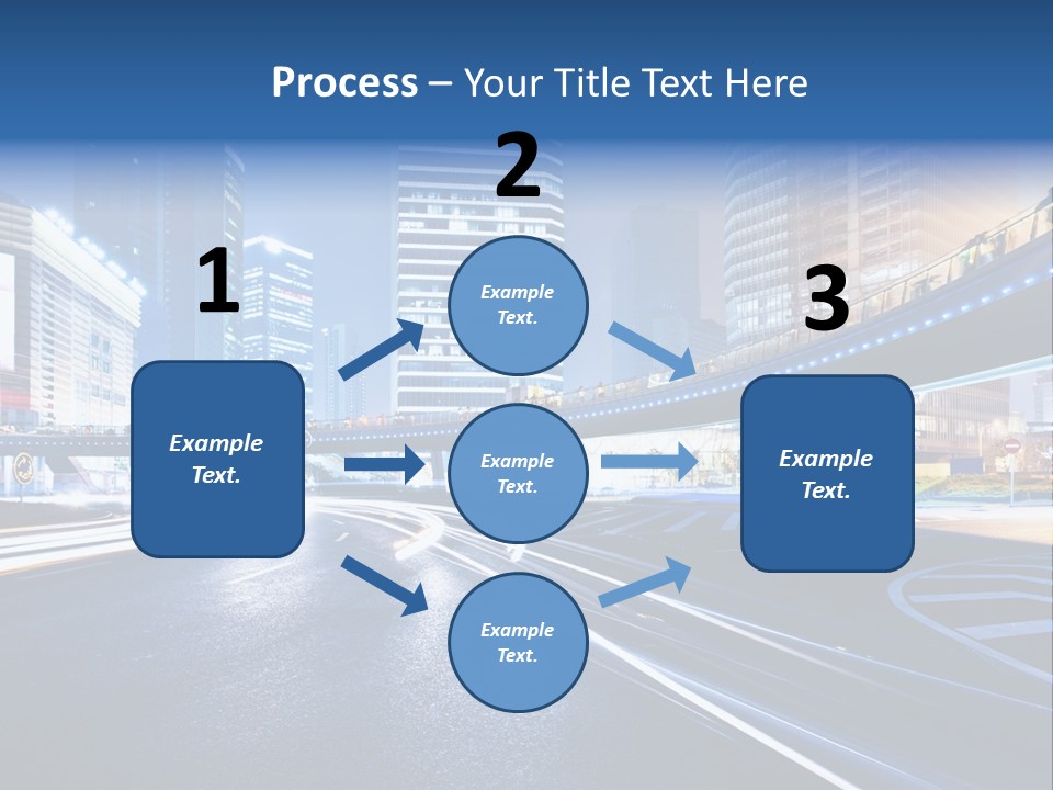 Traffic Night PowerPoint Template