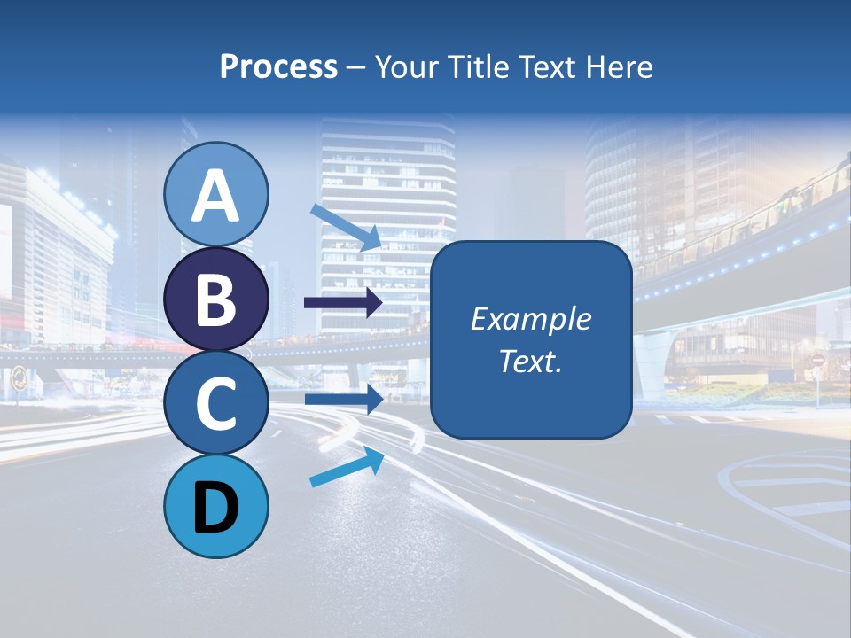 Traffic Night PowerPoint Template