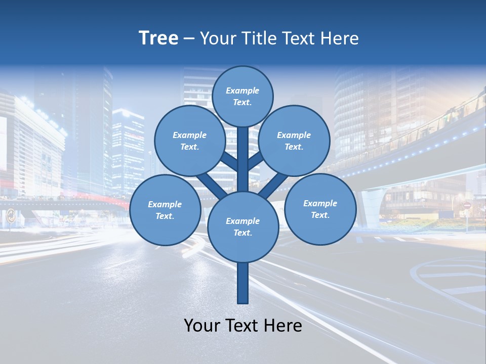 Traffic Night PowerPoint Template