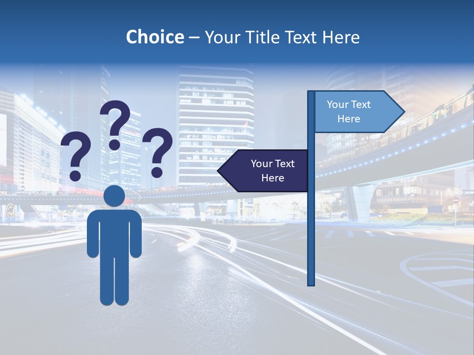 Traffic Night PowerPoint Template