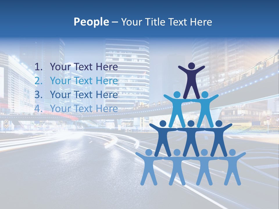 Traffic Night PowerPoint Template