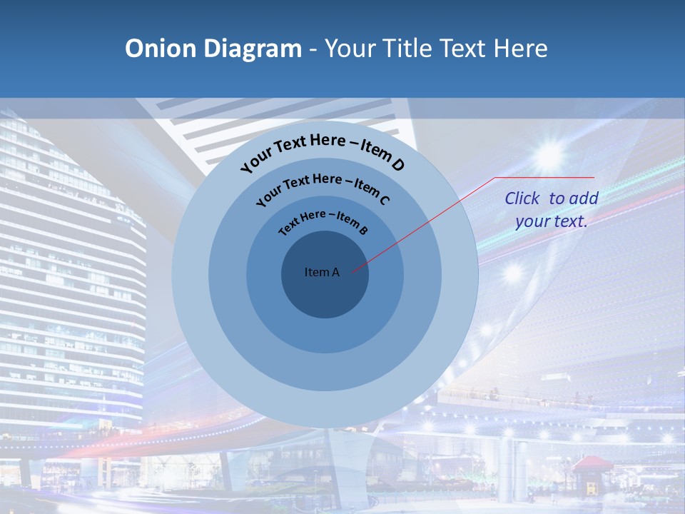 Night City Road PowerPoint Template