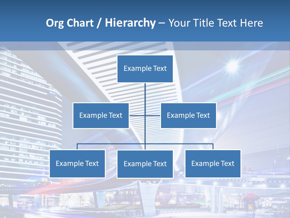 Night City Road PowerPoint Template