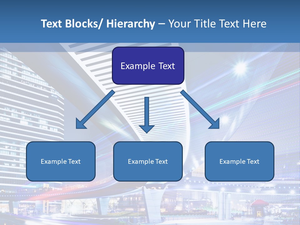 Night City Road PowerPoint Template