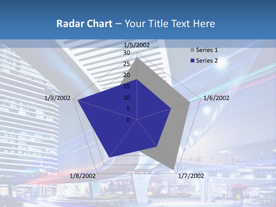 Night City Road PowerPoint Template