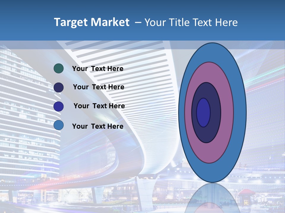 Night City Road PowerPoint Template