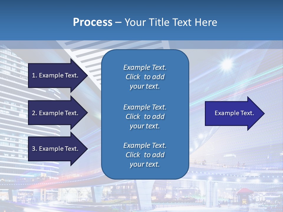 Night City Road PowerPoint Template