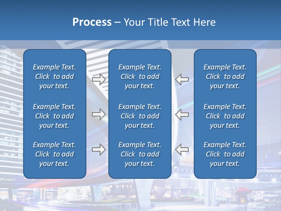 Night City Road PowerPoint Template
