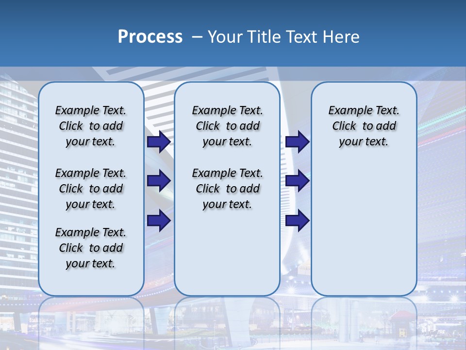 Night City Road PowerPoint Template