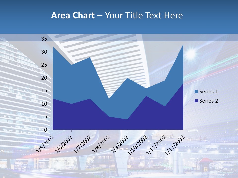 Night City Road PowerPoint Template