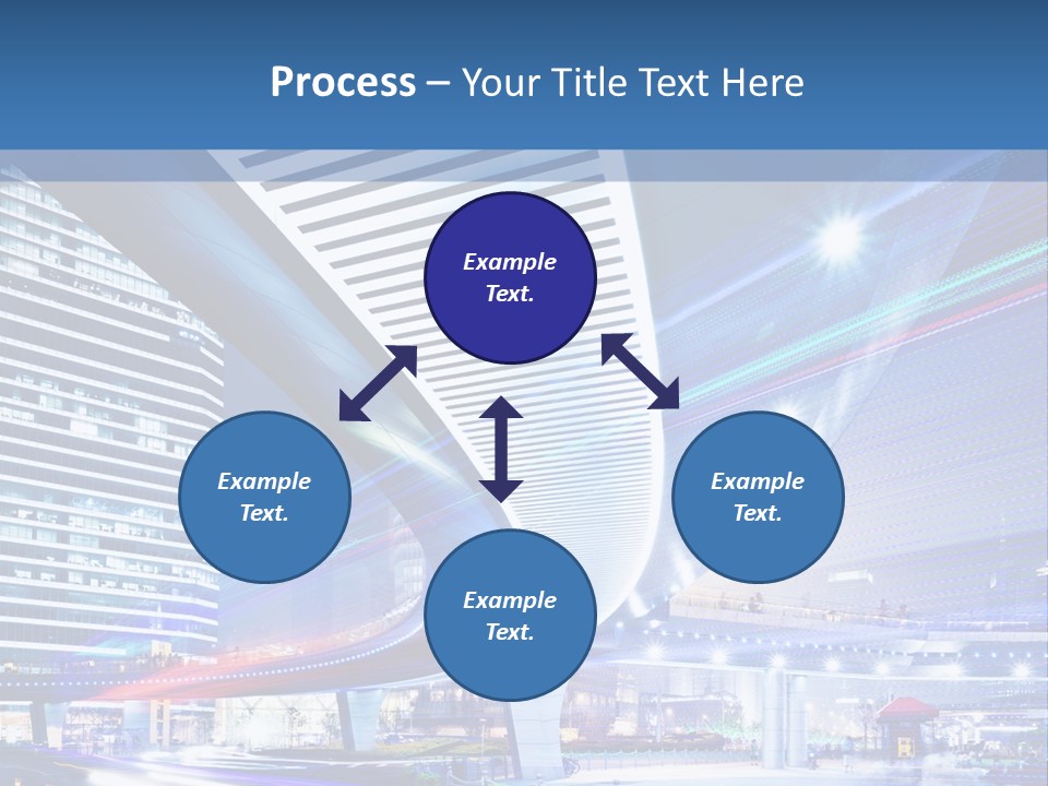 Night City Road PowerPoint Template
