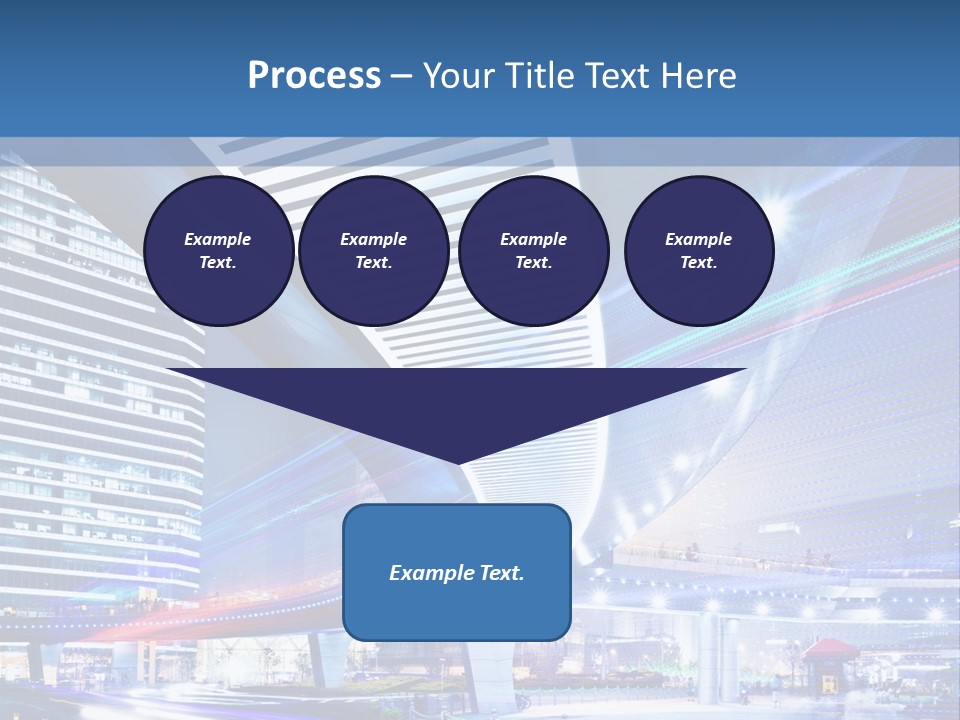 Night City Road PowerPoint Template