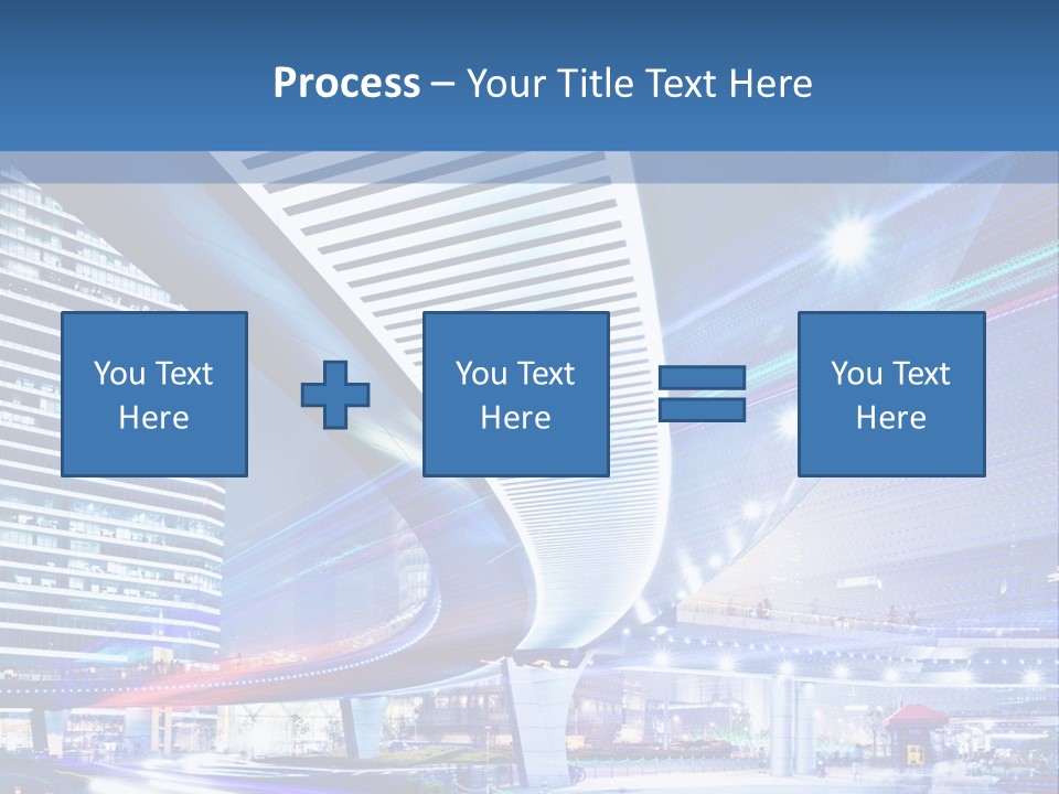 Night City Road PowerPoint Template