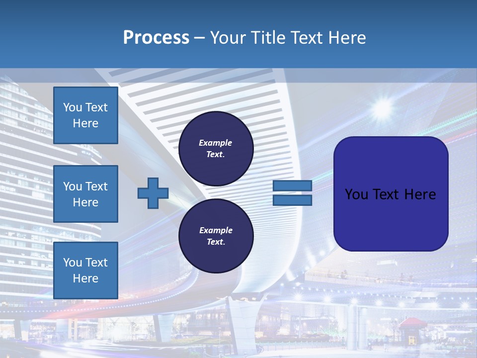 Night City Road PowerPoint Template