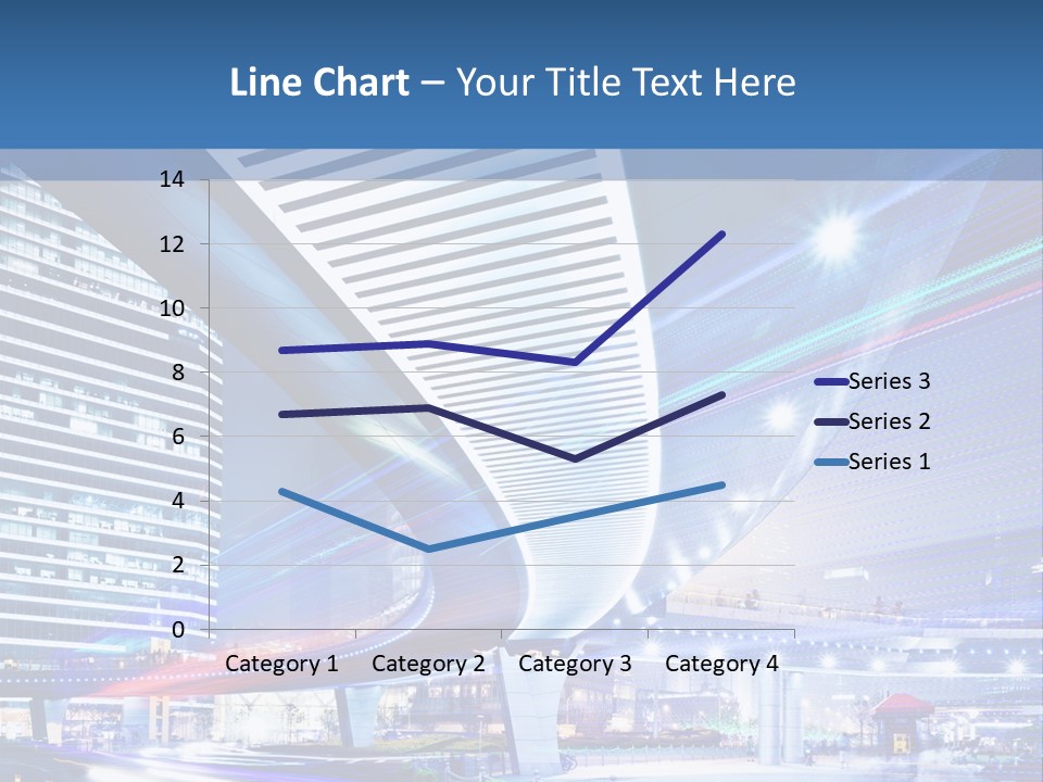 Night City Road PowerPoint Template