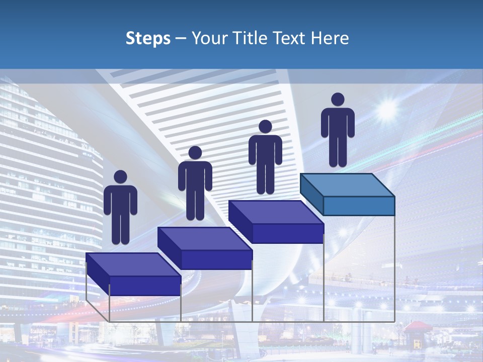 Night City Road PowerPoint Template