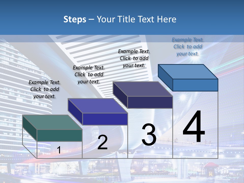 Night City Road PowerPoint Template