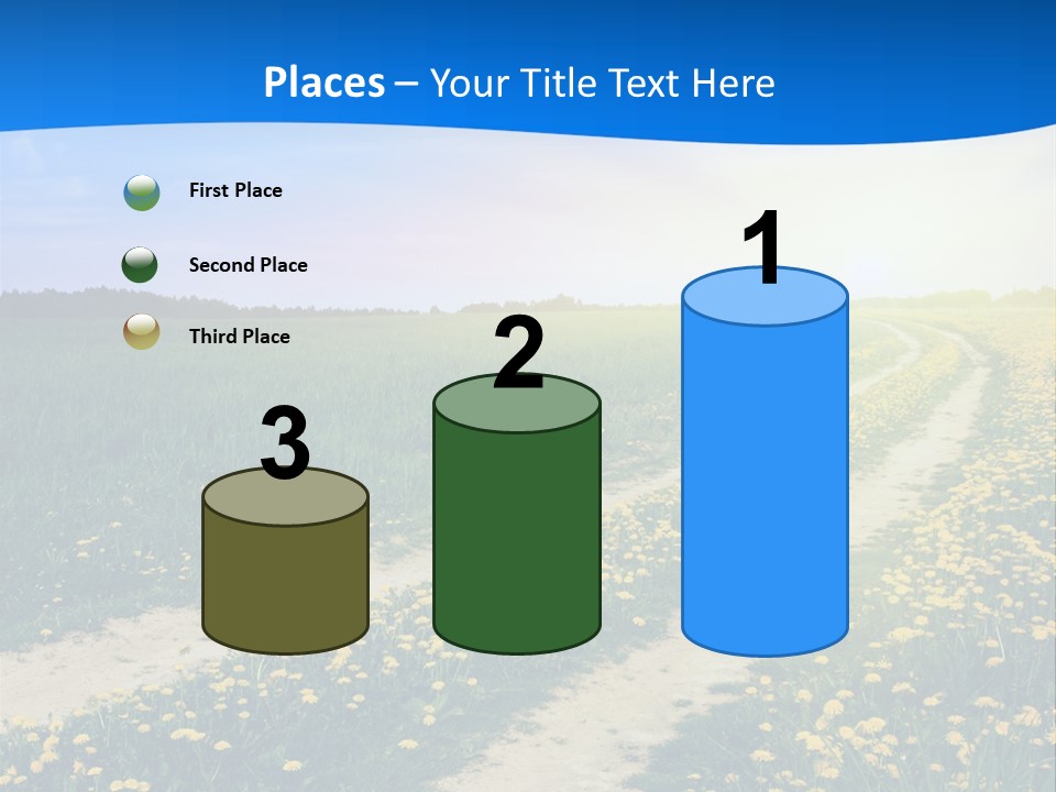 Beauty Meadow Rural PowerPoint Template