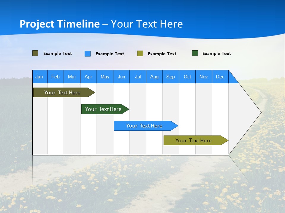 Beauty Meadow Rural PowerPoint Template