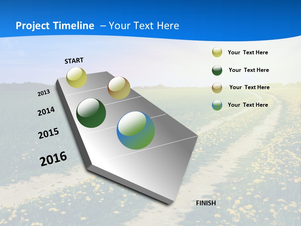 Beauty Meadow Rural PowerPoint Template