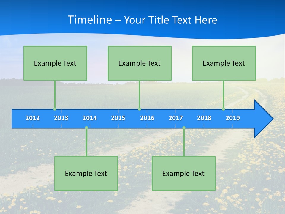 Beauty Meadow Rural PowerPoint Template