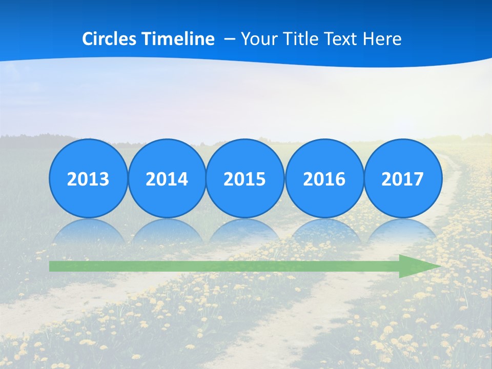 Beauty Meadow Rural PowerPoint Template