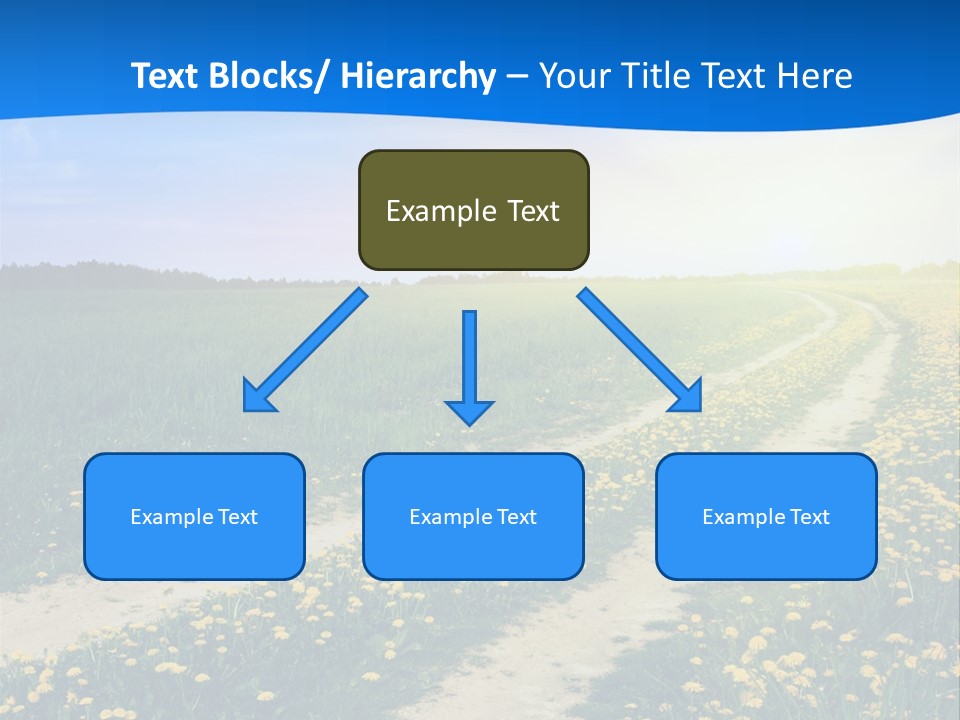 Beauty Meadow Rural PowerPoint Template