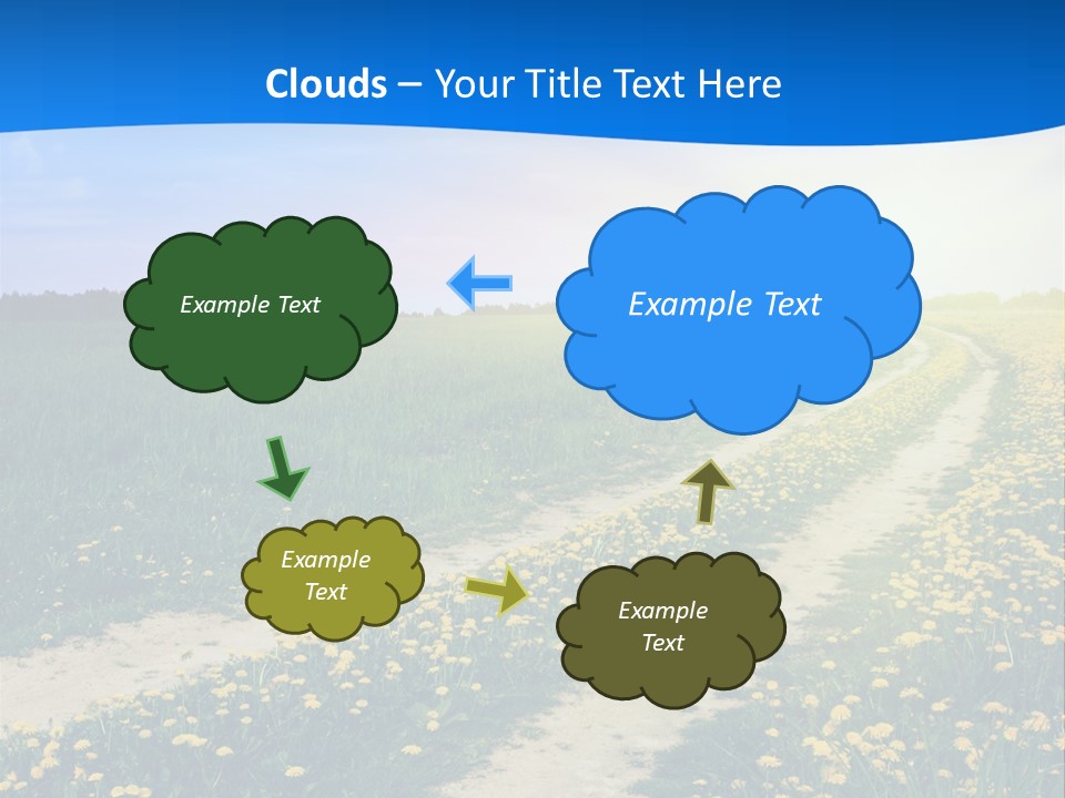 Beauty Meadow Rural PowerPoint Template