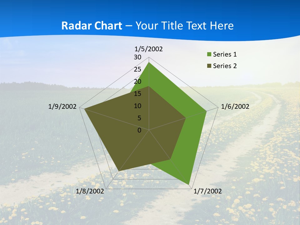 Beauty Meadow Rural PowerPoint Template