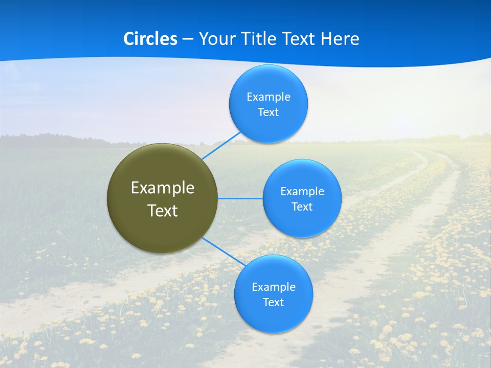 Beauty Meadow Rural PowerPoint Template