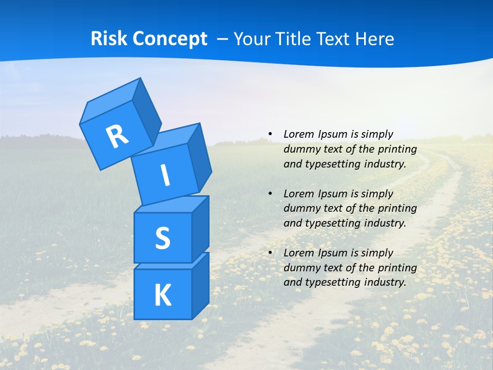 Beauty Meadow Rural PowerPoint Template