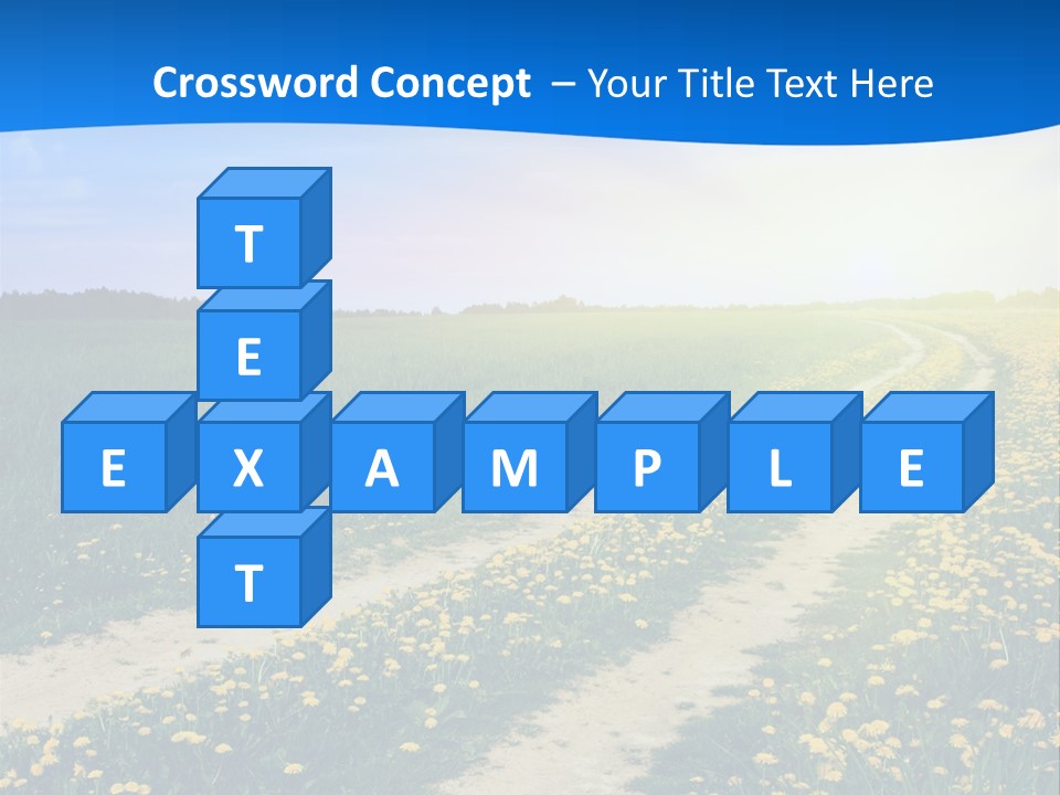 Beauty Meadow Rural PowerPoint Template