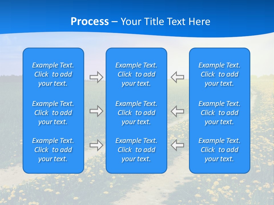 Beauty Meadow Rural PowerPoint Template