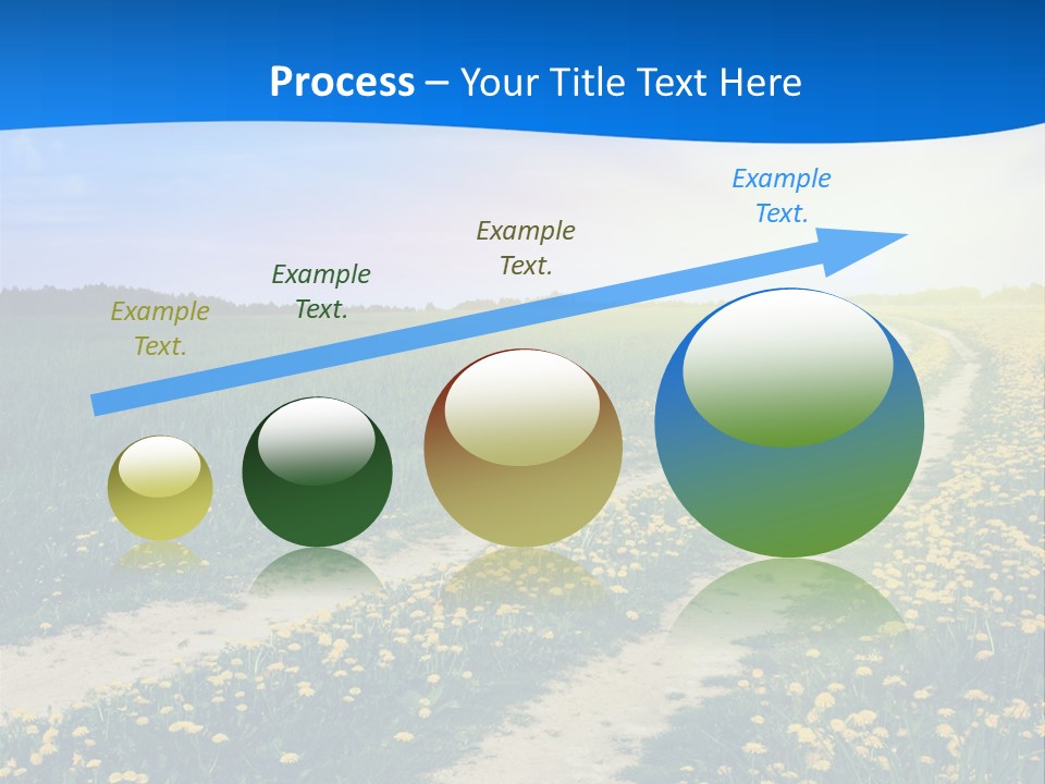 Beauty Meadow Rural PowerPoint Template