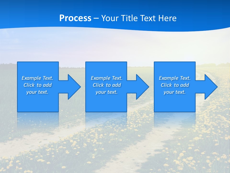 Beauty Meadow Rural PowerPoint Template