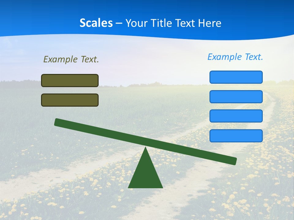 Beauty Meadow Rural PowerPoint Template