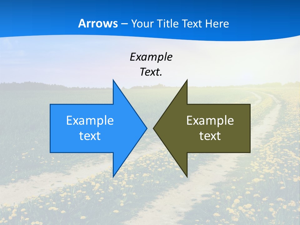 Beauty Meadow Rural PowerPoint Template