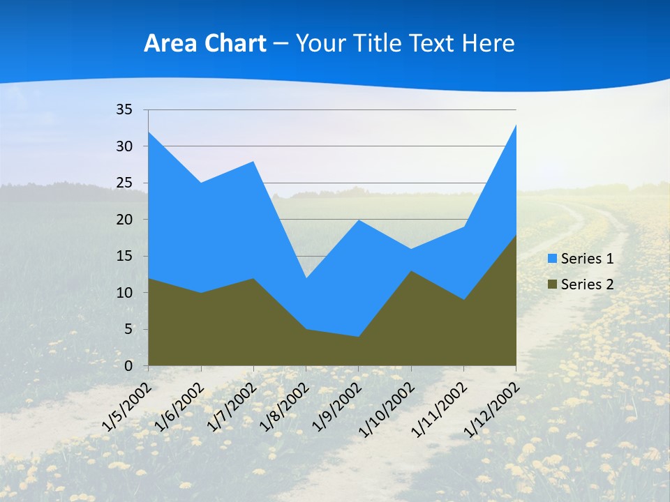 Beauty Meadow Rural PowerPoint Template