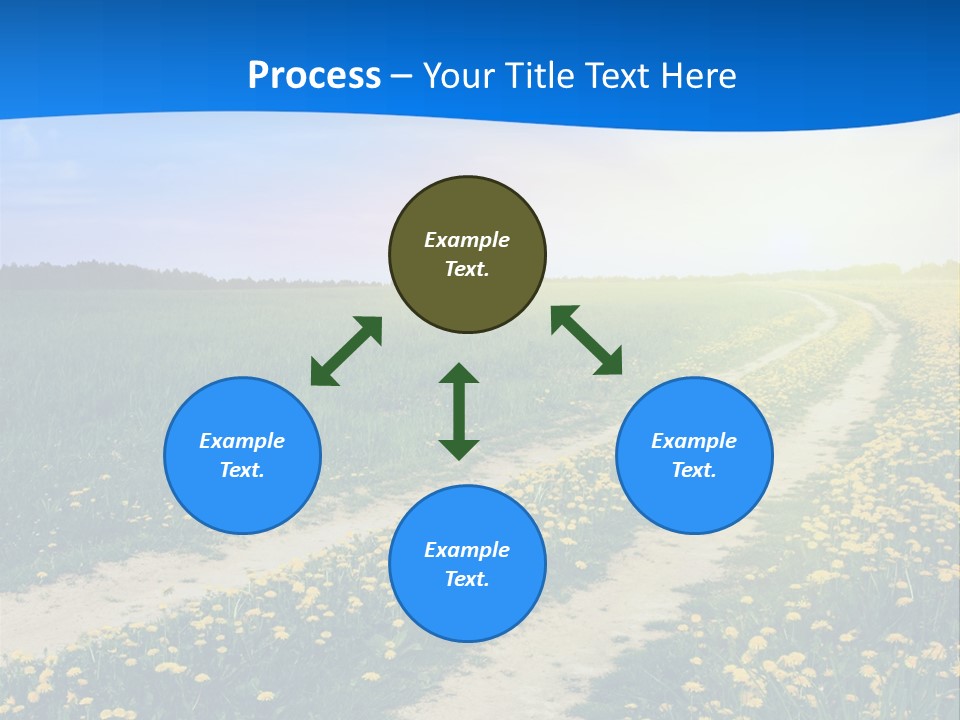 Beauty Meadow Rural PowerPoint Template