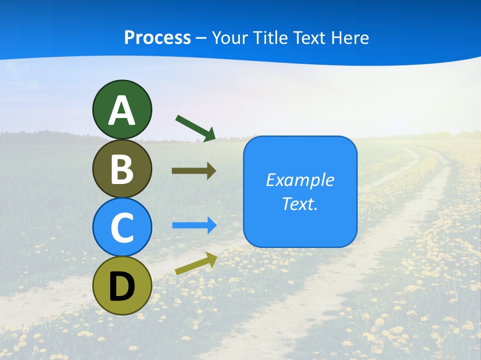 Beauty Meadow Rural PowerPoint Template