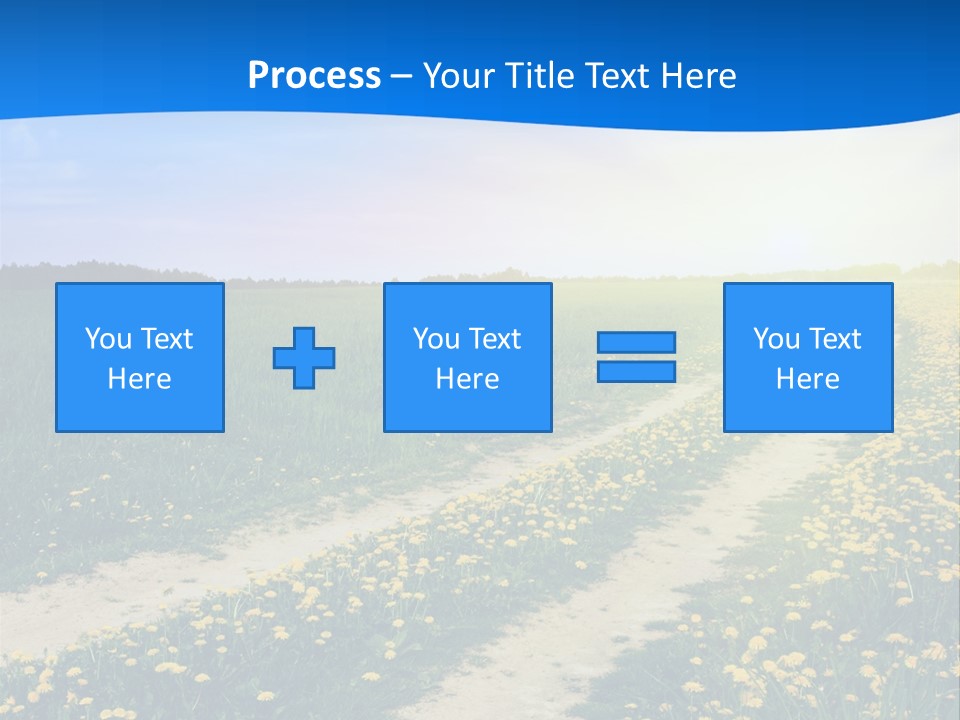 Beauty Meadow Rural PowerPoint Template