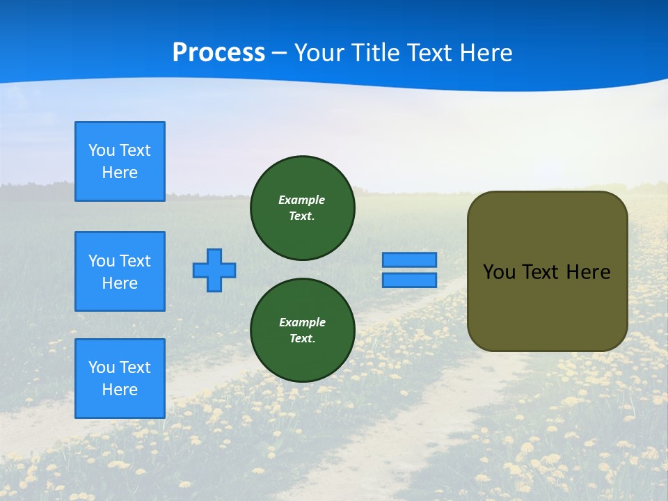 Beauty Meadow Rural PowerPoint Template