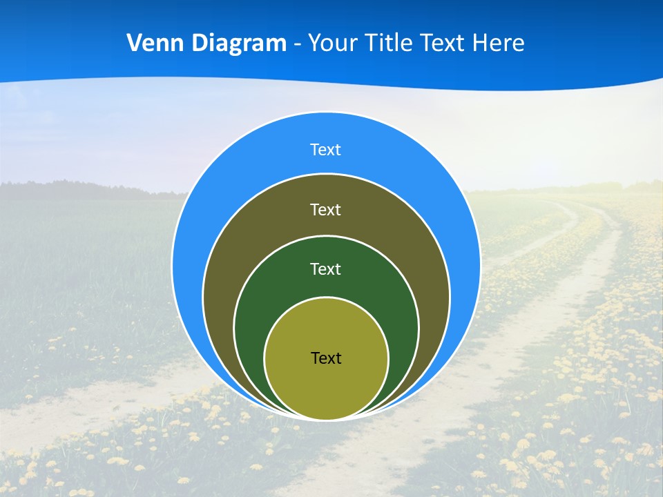 Beauty Meadow Rural PowerPoint Template