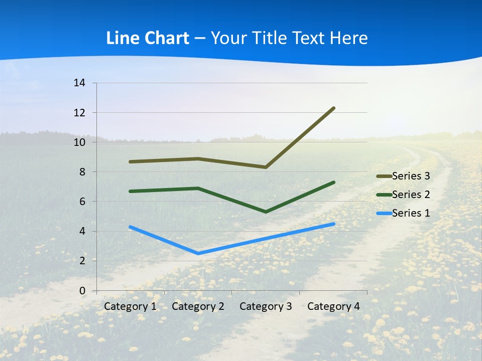 Beauty Meadow Rural PowerPoint Template