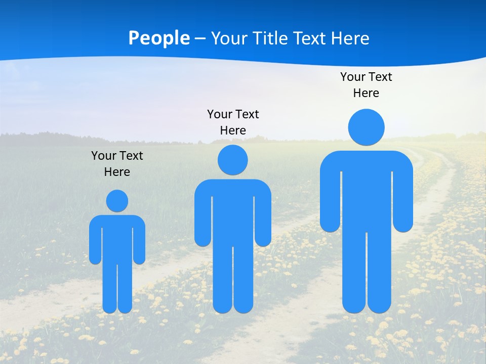 Beauty Meadow Rural PowerPoint Template