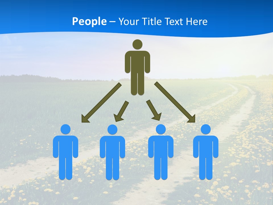 Beauty Meadow Rural PowerPoint Template