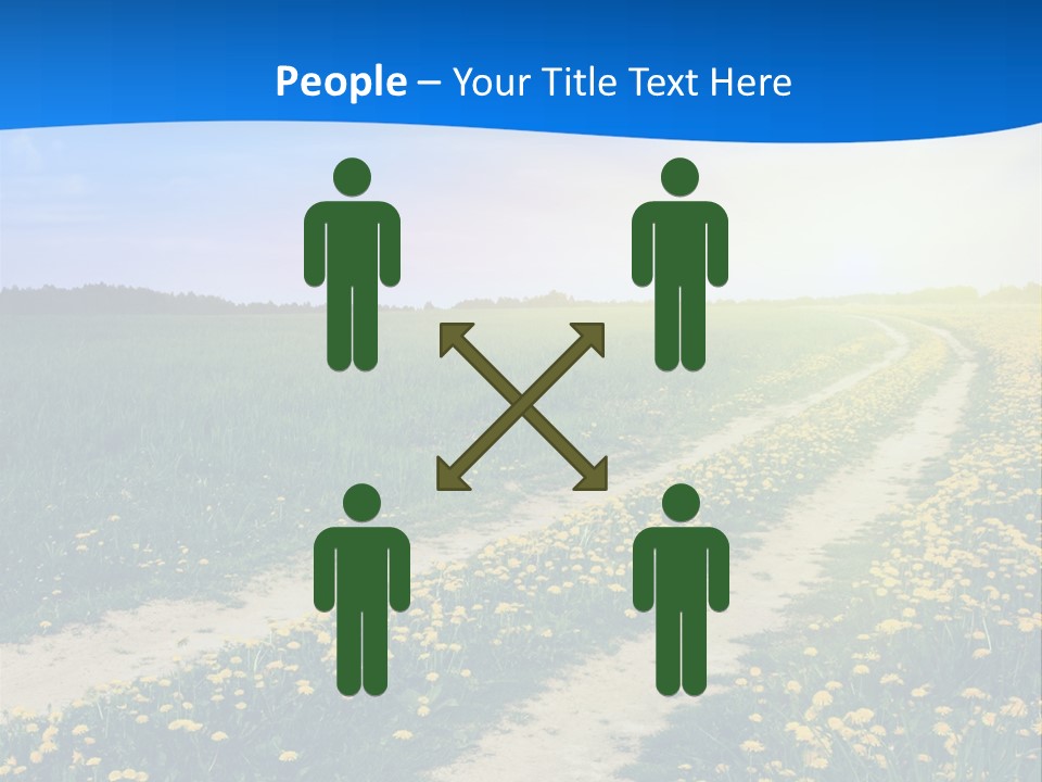 Beauty Meadow Rural PowerPoint Template