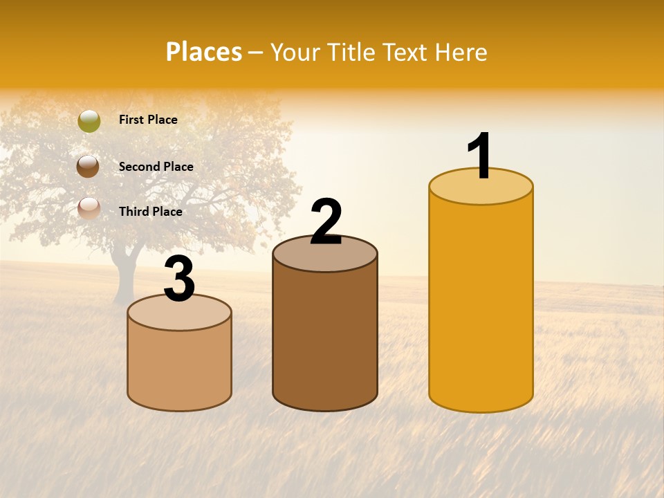 One Outdoors Sunset PowerPoint Template