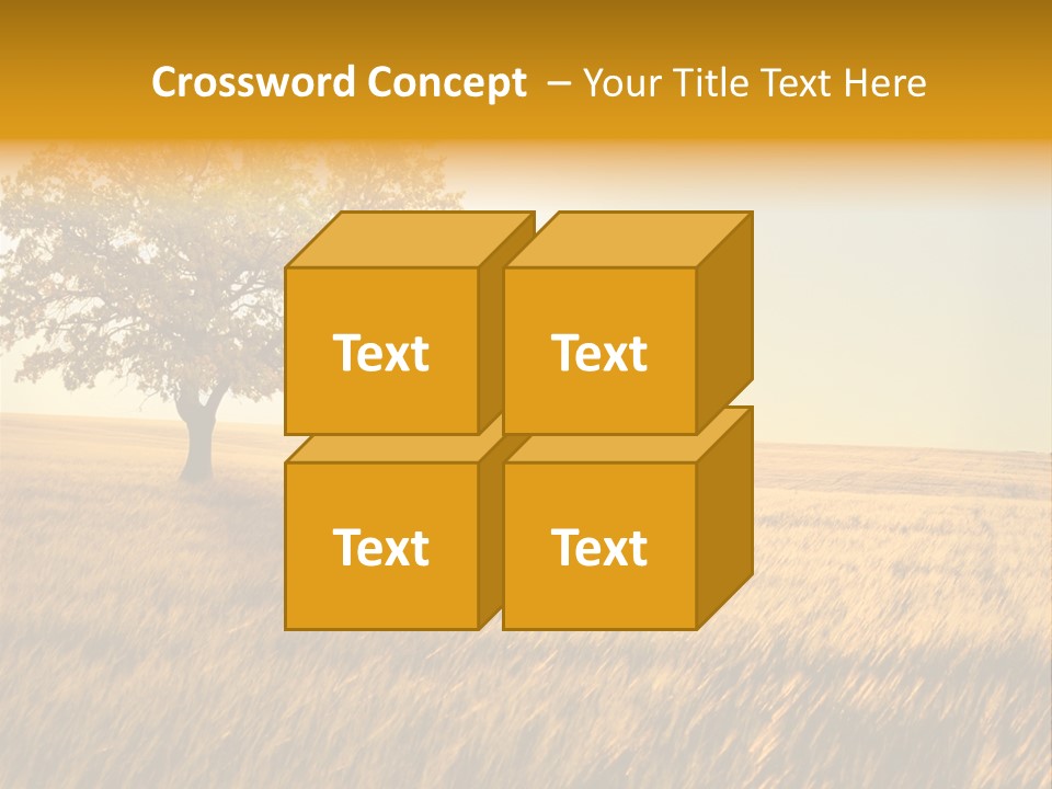 One Outdoors Sunset PowerPoint Template